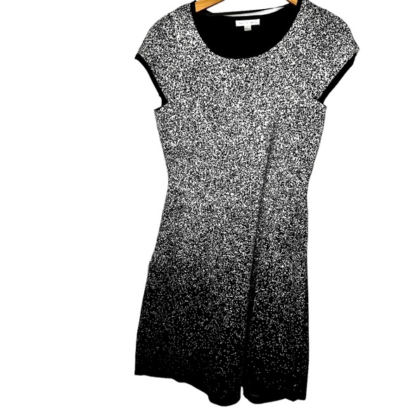 LONDON TIMES Fit and Flare Sweater Dress Size Large. NWOT. - Picture 3 of 6